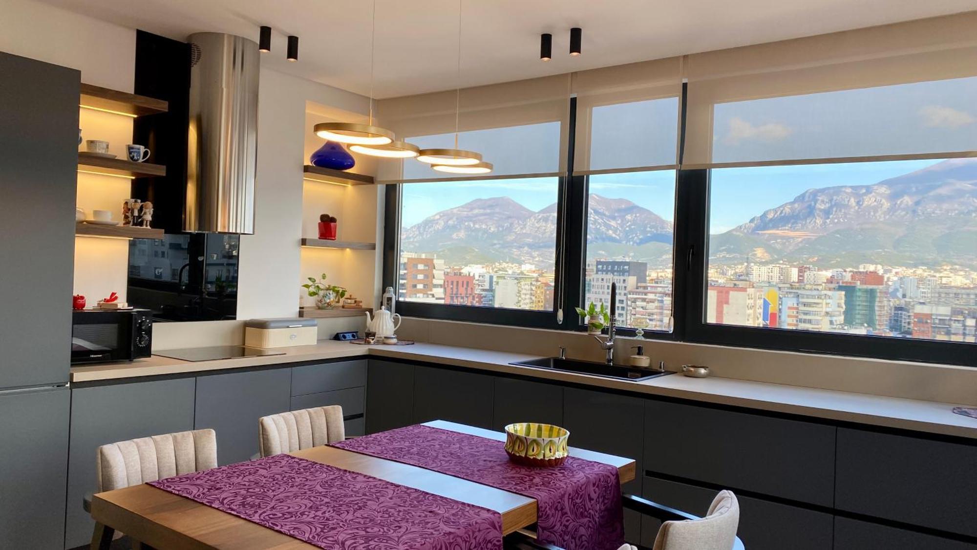 "Superattico" - Central Tirana Gorgeous Penthouse, Free Parking Exteriör bild